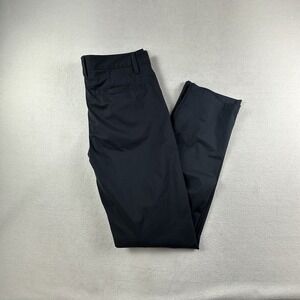 RHONE Black Chinos